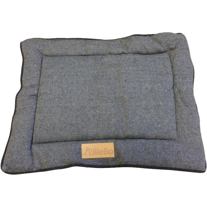 Ліжко-трансформер для собак Ellie-Bo з твіду та штучного хутра, сіре, 61 см, для клітки