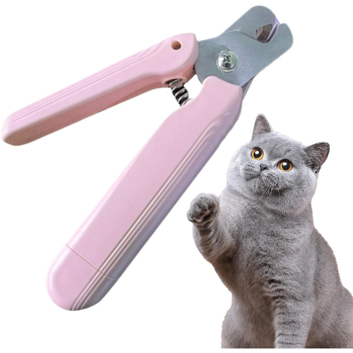 Електричні ножиці для собак 2-в-1, рожеві: безпечний триммінг, точний зріз, перезаряджувані, для домашнього та подорожнього використання