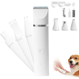 Триммер для собак Dr. Pfoten Multitrim Pro: 4-в-1, тихий, з 4 насадками