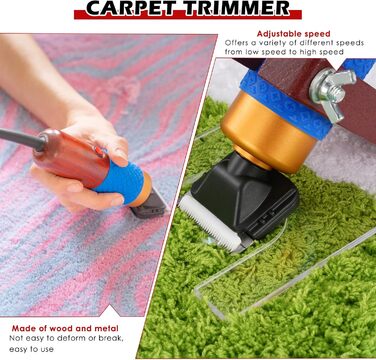 Електричний триммер для килимів з лезом, інструмент для туфтингу, для ручного виготовлення килимів