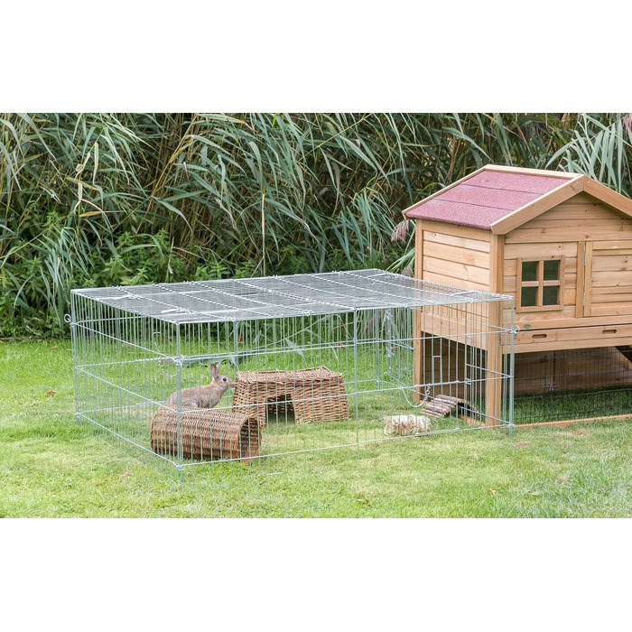 Вольєр для тварин Trixie Natura з кришкою, оцинкований, 216×65×116 см