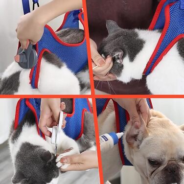 Гамак для грумінгу собак та котів, пристрій для стрижки нігтів, гамак для догляду за тваринами (M)