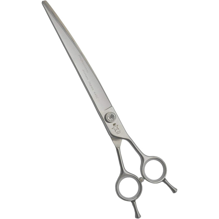 Ножиці для грумінгу домашніх тварин для собак і котів, вигнута клинка 23,5 см