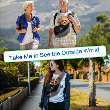 Сумка-переноска для собак і котів, чорна. Ідеальна для прогулянок та активностей на свіжому повітрі. Регульоване плече.