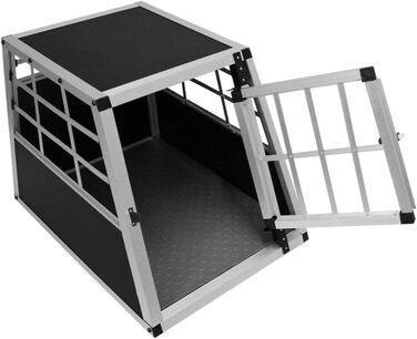 Транспортна переноска для собак та котів, алюмінієва, для автомобіля (Gitterbox, Kofferraumbox)