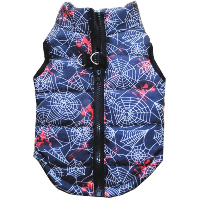 Теплий одяг для собак: зимовий теплий одяг для маленьких собак, куртка, жилетка з підкладкою, костюм для цуценят, одяг для Yorkie, Chihuahua - леопардовий принт, розмір L