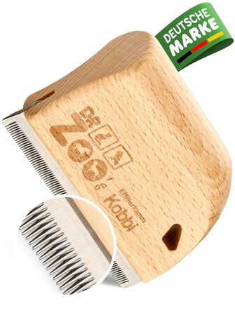 Гребінець для собак Effilierkamm Kobbi - ідеальний для сезонного линяння довгошерстих та підшерсткових собак. Догляд за шерстю маленьких, середніх та великих собак