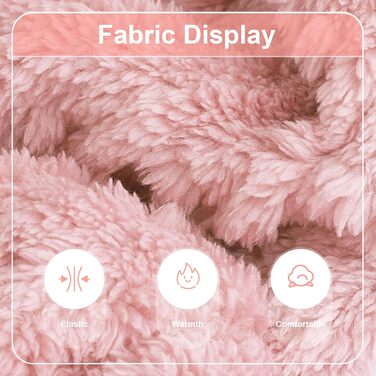 Теплий зимовий пуловер для собак, пухнастий одяг для цуценят, пуховий костюм, рогатка, теплий піжамний костюм для дівчаток та хлопчиків, рогатка, для чихуахуа, рожевий (X-Small)