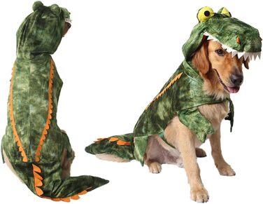 Костюм крокодила для собак: теплий і зручний халат для маленьких собак, цуценят та котів. Ідеально для фотосесій та свят.
