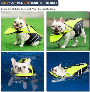 Рятувальний жилет для собак Petglad зелений
