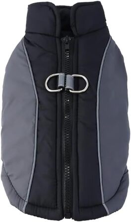 Зимовий теплий одяг для собак Antel: водонепроникна куртка з D-порогом, для малих та середніх собак (Рожевий, S)