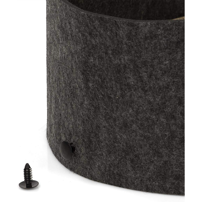 Клітка-будиночок для котів Owen-Tower XL, сірий, 50 см, з когтеточками та двома хвильовими картонними поверхнями