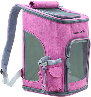Рюкзак для тварин Outdoor: рюкзак для собак та котів (рожевий)