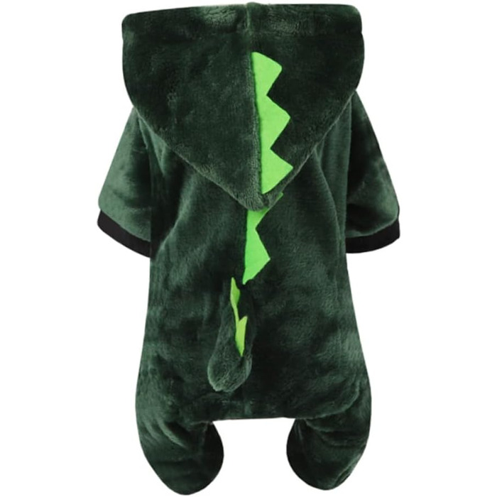 Костюм для собак - динозавр (зелений, xl) FRCOLOR - 3 шт. для свят, фотосесій та повсякденного носіння