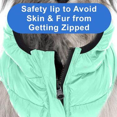 Ветровка для собак Pawtitas, вітронепроникна, водовідштовхувальна, чорно-блакитна, для великих порід, з кишенею, X-Large (упаковка 1)