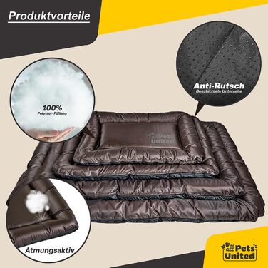 Килимок для собак, лежанка для собак, внутрішній та зовнішній лежак; м'який килимок, лежанка-кошик; місце для сну для собак та котів (XL - 120x84 см)