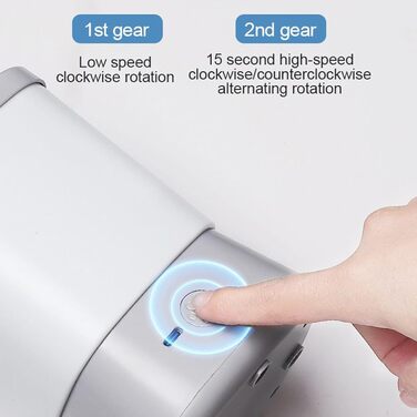 Автоматичний очищувач лап для собак | Очищувач лап з бризкозахистом, 2 швидкості, аксесуар для купання лап, ідеально для кемпінгу, подорожей та прогулянок