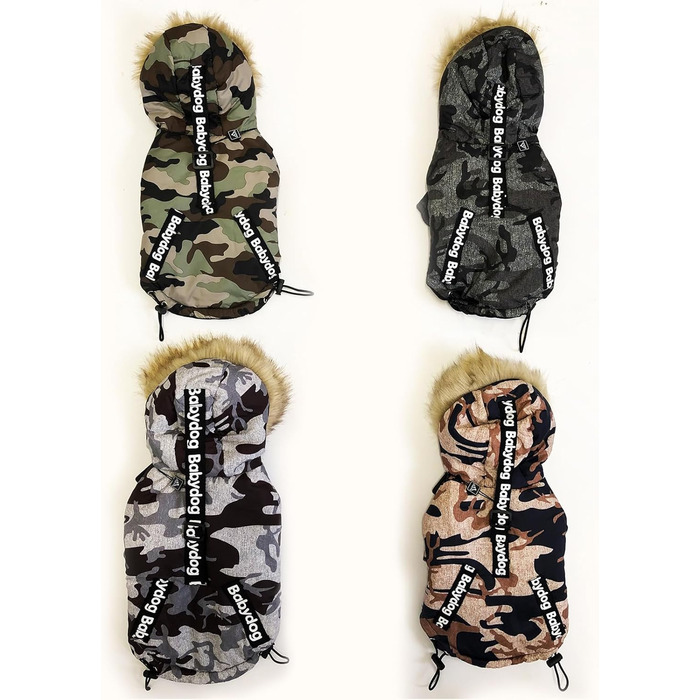 Зимовий теплий одяг для собак: вітронепроникна куртка, теплий халат для собак, костюм для домашніх тварин (колір коричневий, розмір S)