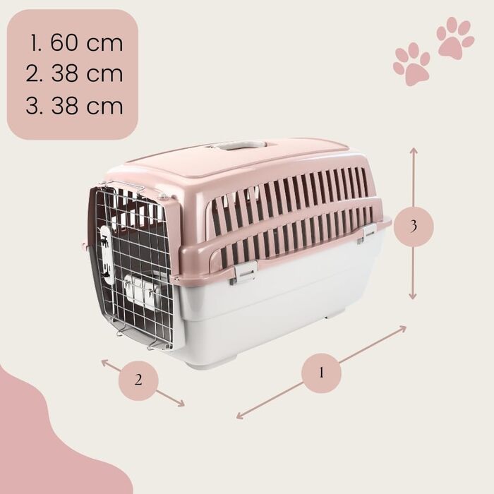 Транспортна переноска для собак 2 шт. IATA, розмір L - переноска для собак у літак