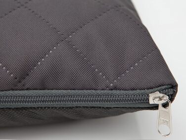 М'яке ліжко для собак Eite: зручна лежанка для тварин 54x37 см, сірий колір, матеріал Codura