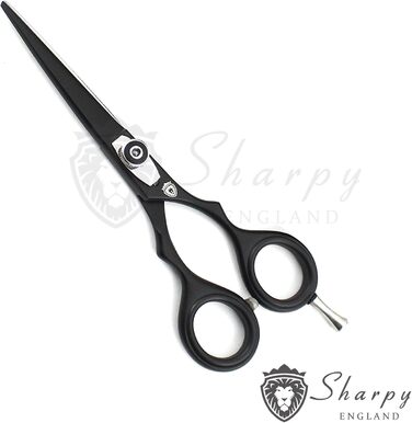 Професійні ножиці для перукарів/барберів Sharpy England, 14 см, японська сталь, точне налаштування