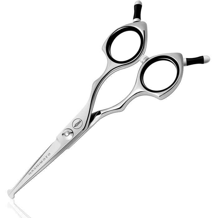 Ножиці для грумінгу собак Хашімото, 13 см, прямі леза з мікрозубом, для догляду за очима, вухами, носом та лапами