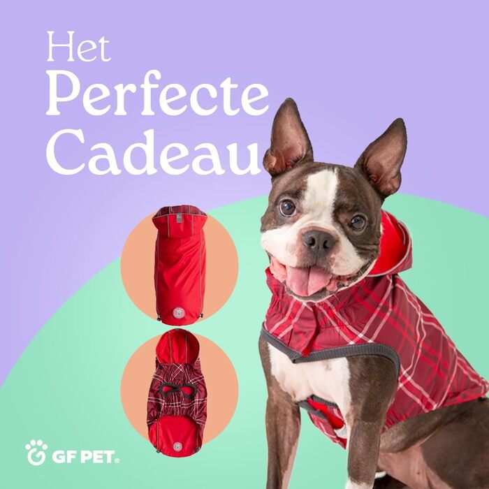 Жовтий дощовик для собак середнього розміру ElatoFit - водонепроникний, розмір H 33 см