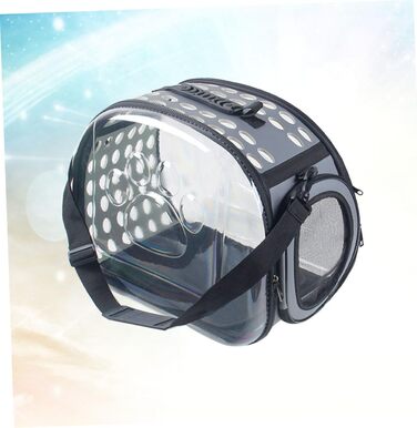 Транспортна сумка для котів POPETPOP - переноска для тварин, сіра, для подорожей та вигулу