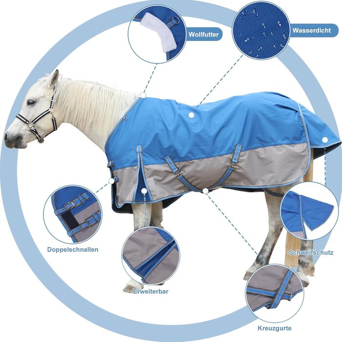 Водонепроникна дощовик-попона для коней 1200D, дихаюча легка накидка без наповнювача (0г), чорно-червона, 165 см