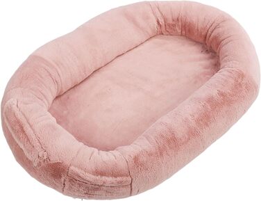 Велике собаче ліжко розміром з людину з знімним, машинно-праним подушкою та сумкою для зберігання (100x70x30 см)