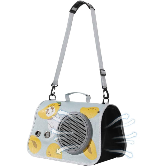 Транспортна сумка для котів – переноска для тварин з плечовим ременем, органайзер для подорожей, кемпінгу та прогулянок