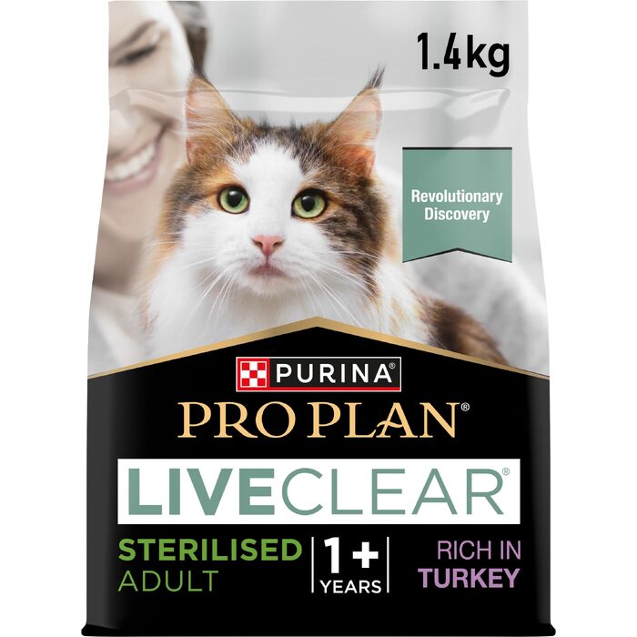 Корм для котів Pro Plan LiveClear Sterilised Adult з індичкою для стерилізованих дорослих котів, 7 кг