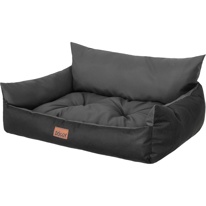 Крісло-ліжко для собак - Doggy Hundebett, XXL (106x80 см, графіт)