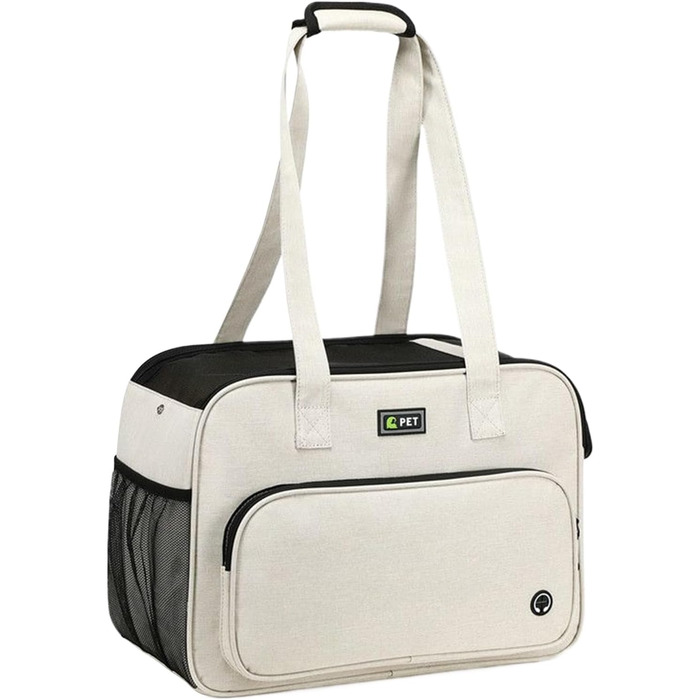 Дихаюча переноска для собак з регульованими ручками - зручна переноска для маленьких собак, для подорожей, прогулянок, пікніків, поїздок в авто