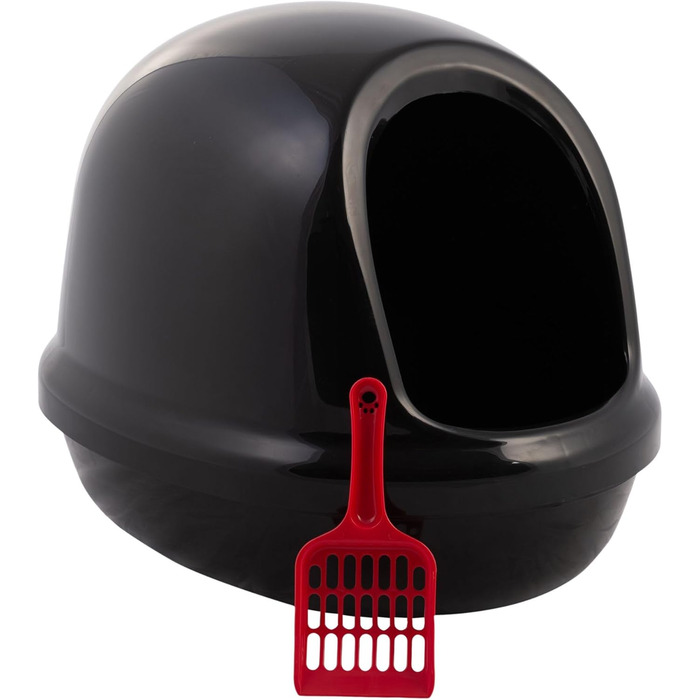 Котлочистка Iris Ohyama PNE-500H біла, велика овальна, без кришки, для котів та кошенят, легке очищення, BPA-free