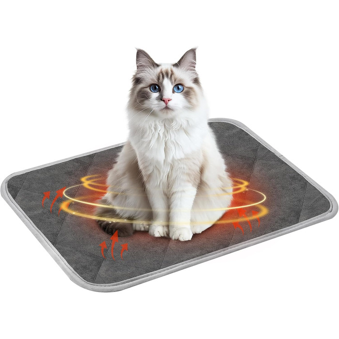 Самогріюча ковдра для котів та собак - тепла підстилка для тварин, 40x50 см