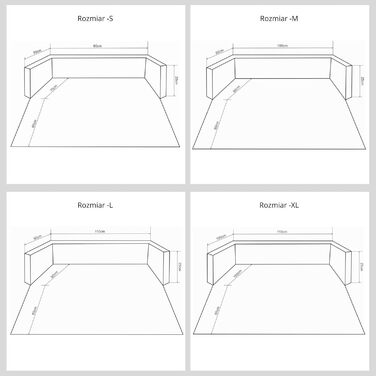 Килимок у багажник для собак Golden Dog, захист сидінь авто, штучна шкіра, 100 x 80 см, сірий
