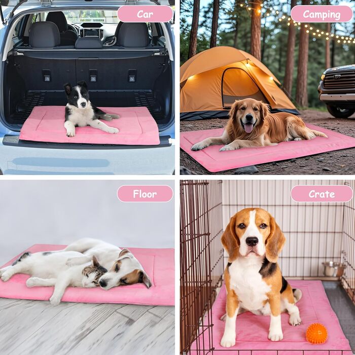 Водонепроникний килимок для собак Pawsse: зручний для подорожей, авто та кемпінгу (80 x 60 см, сірий)