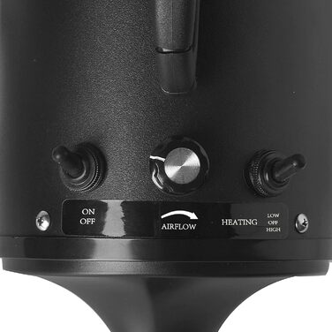 Професійний фен для собак 3200W з 4 насадками, чорний, для грумінгу