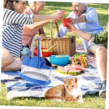 Транспортна сумка для котів POPETPOP з підставою для підвішування та сумкою-холодильником, містка для кошенят, нейлонова сумка для перевезення тварин