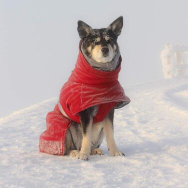 Теплий комбінезон для собак Hurtta Extreme Warmer, червоний, розмір 25