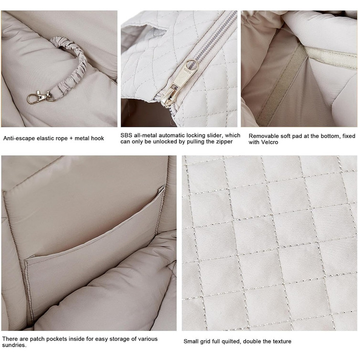 Сумка-переноска для собак та котів з бавовни, сірого кольору | Легка переноска для цуценят та кошенят