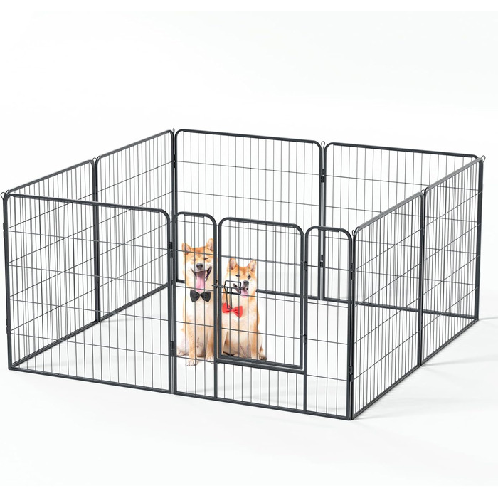 Металевий вольєр для собак та цуценят. Розсувний вольєр-загон для тварин, вигул на вулицю. 12/8 шт.