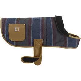 Теплий зимовий накидка для собак Carhartt Sherpa, розмір S, смугаста