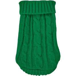 Зимовий пуловер для собак, тепла одяг для маленьких собак, цуценят, котів. Пуловер з трикотажу, підходить для такс, чихуахуа, шнауцерів (зелений, розмір S (8) 2–2,5 кг)