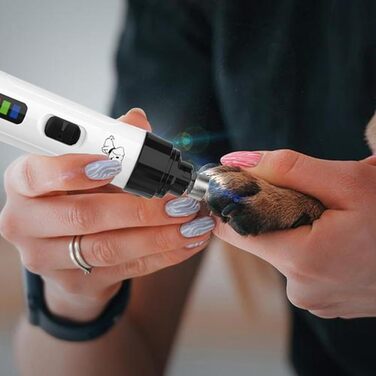 Електричний триммер для собак, пилка для нігтів, шліфувальник кігтів, USB зарядка, інструмент для грумінгу, тихий триммер для собак