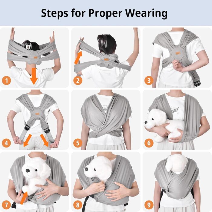 CUBY Сумка-переноска для собак, літня модель, рюкзак-переноска, підтримка спини, для собак, виготовлена з дихаючого матеріалу, 10 кг, світло-сіра