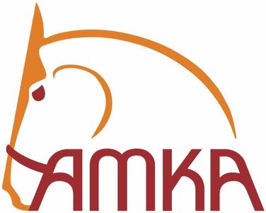 AMKA неопреновий короткий вальтрап для коня, дресурний, чорний, ремінь під живіт для сідла