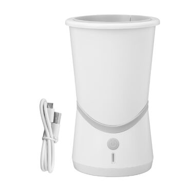 Автоматичний мийник лап для собак, перезаряджається, м'які щетинки, регульований, електричний, для домашніх тварин