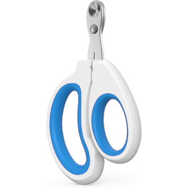 Ножиці для стрижки кігтів котів та інших дрібних тварин, синій колір